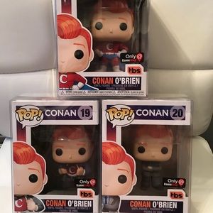 Funko POP! Conan O’Brien Bundle 3 Pack # 18-19-20